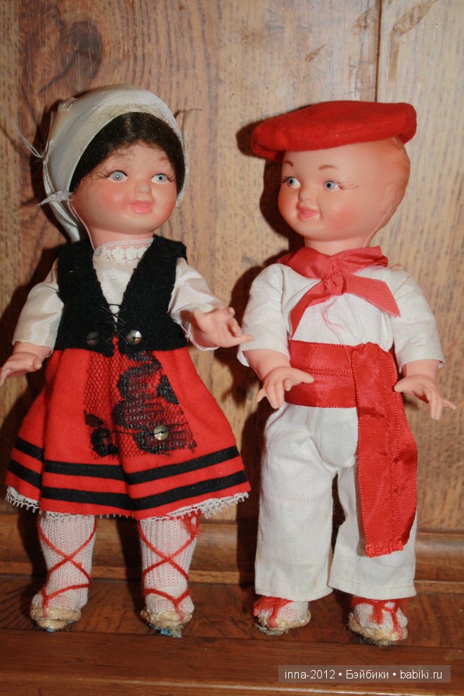 Улыбчивые Баски. Винтажные куклы-малыши