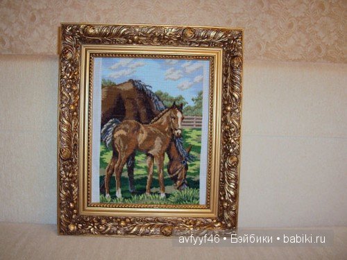 В свободное время-вышиваю