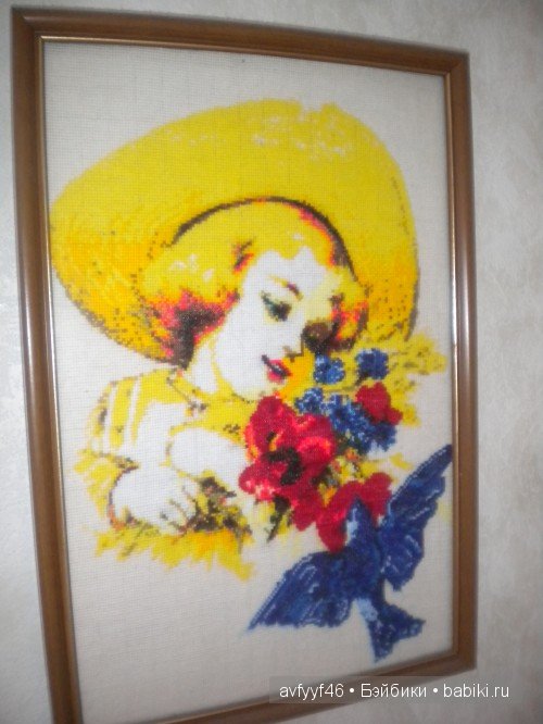 В свободное время-вышиваю