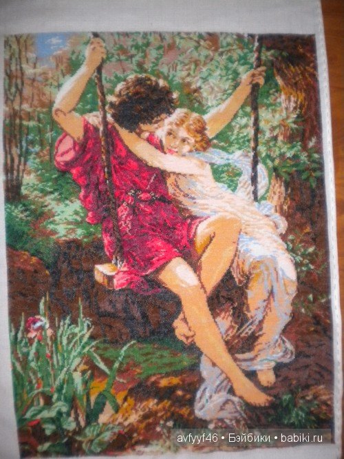 В свободное время-вышиваю