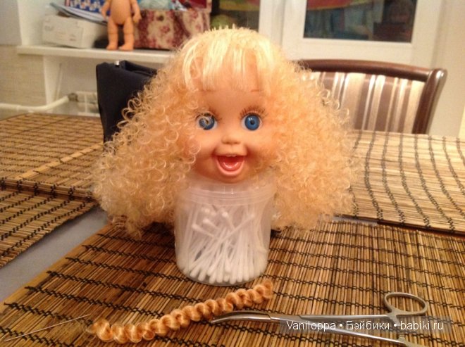 Подарок для Алисы. Galoob Baby Face Doll, ремонт и реставрация куклы