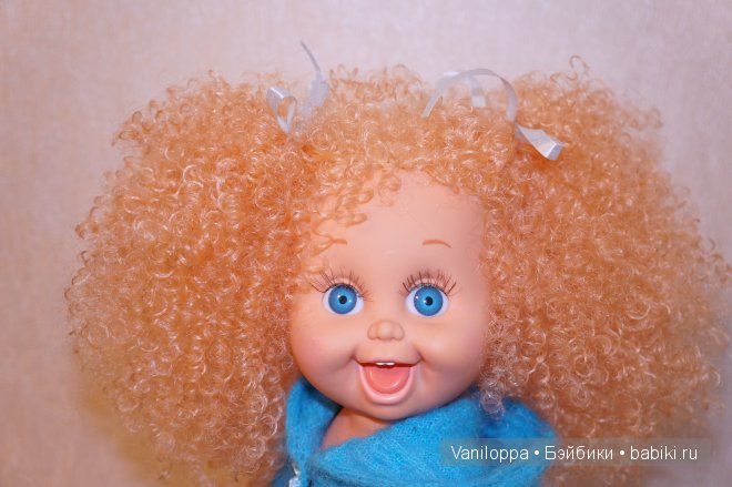 Подарок для Алисы. Galoob Baby Face Doll, ремонт и реставрация куклы (фото 7)