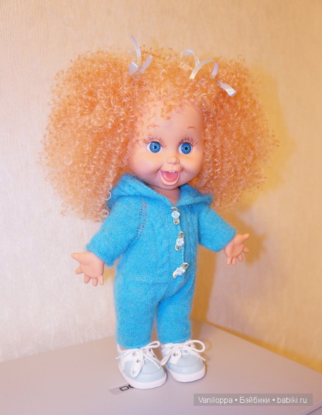 Подарок для Алисы. Galoob Baby Face Doll, ремонт и реставрация куклы (фото 6)