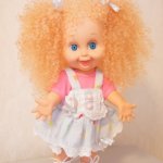 Подарок для Алисы. Galoob Baby Face Doll, ремонт и реставрация куклы