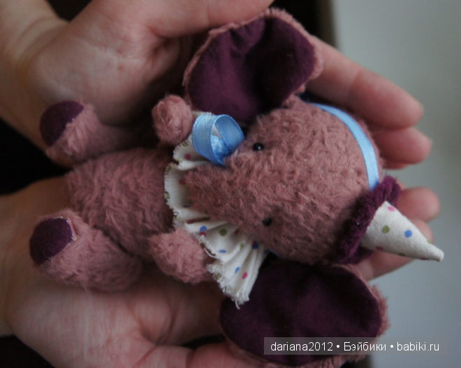 Тедди слонята Гензель и Греттель (фото 5)