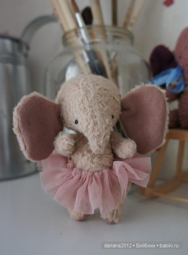 Тедди слонята Гензель и Греттель (фото 6)