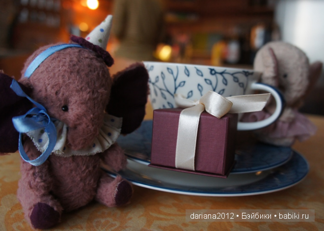 Тедди слонята Гензель и Греттель (фото 9)