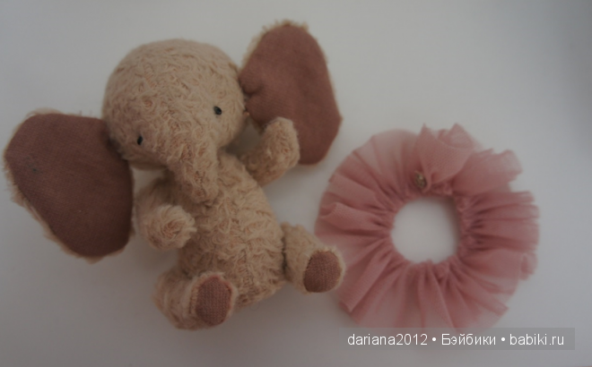 Тедди слонята Гензель и Греттель (фото 3)