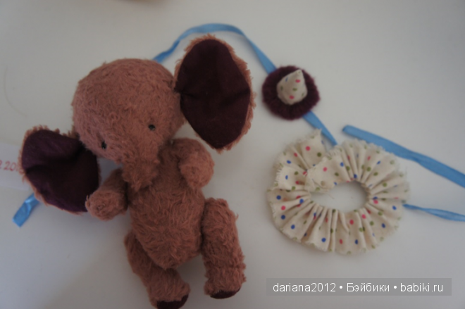 Тедди слонята Гензель и Греттель (фото 4)