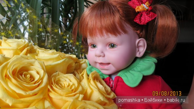 Юленька-Рыжуленька (кукла Адора)