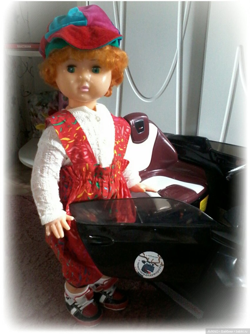 Маринка за рулем — Игрушки СССР и советского детства: резиновые (фото 6)