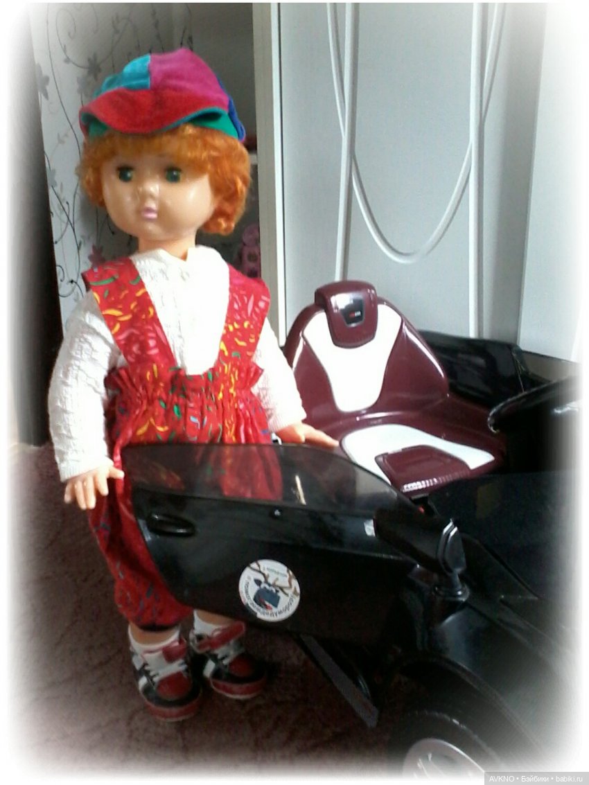 Маринка за рулем — Игрушки СССР и советского детства: резиновые (фото 4)