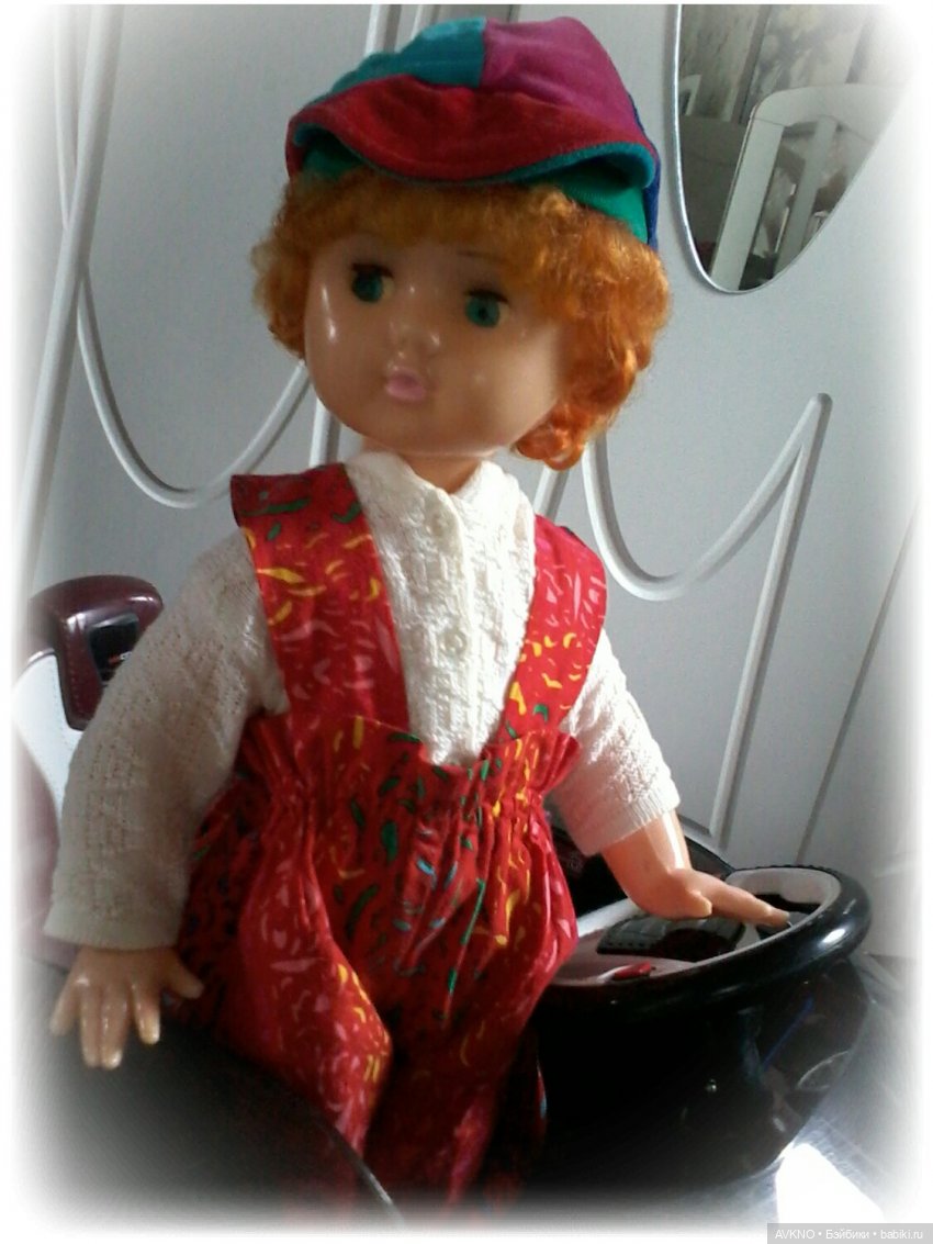 Маринка за рулем — Игрушки СССР и советского детства: резиновые (фото 8)