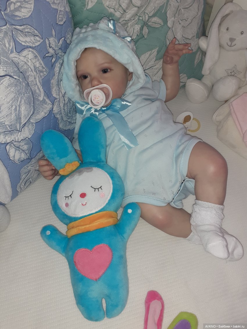 Зайка, сплюшка | Бэйбики Зайка, сплюшка — Куклы Реборн (Reborn): домашние фото (фото 7)