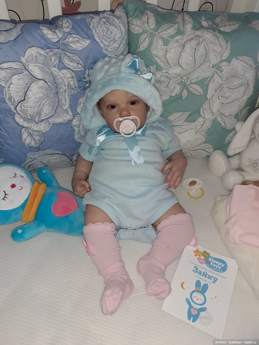 Зайка, сплюшка | Бэйбики Зайка, сплюшка — Куклы Реборн (Reborn): домашние фото