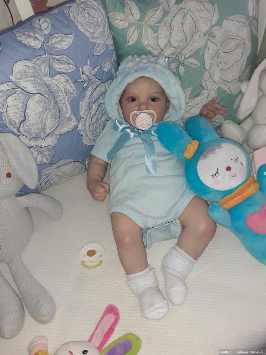 Зайка, сплюшка | Бэйбики Зайка, сплюшка — Куклы Реборн (Reborn): домашние фото (фото 8)