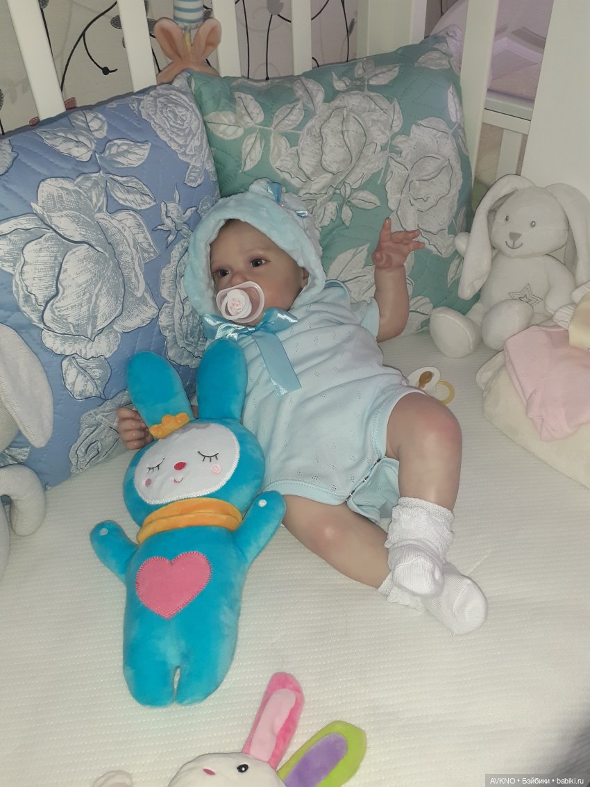 Зайка, сплюшка | Бэйбики Зайка, сплюшка — Куклы Реборн (Reborn): домашние фото (фото 6)