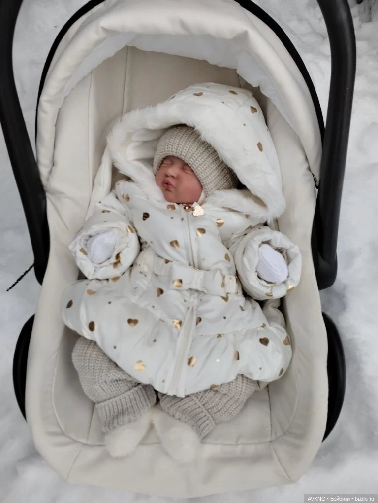 Зимняя прогулка🎄⛄🤍 — Куклы Реборн (Reborn): домашние фото (фото 8)