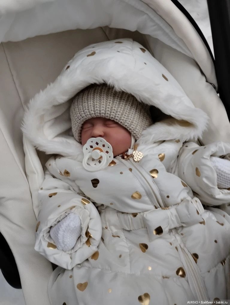 Зимняя прогулка🎄⛄🤍 — Куклы Реборн (Reborn): домашние фото (фото 7)