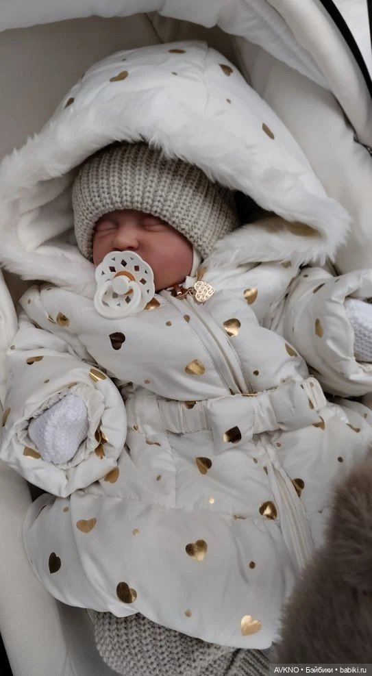 Зимняя прогулка🎄⛄🤍 — Куклы Реборн (Reborn): домашние фото (фото 2)