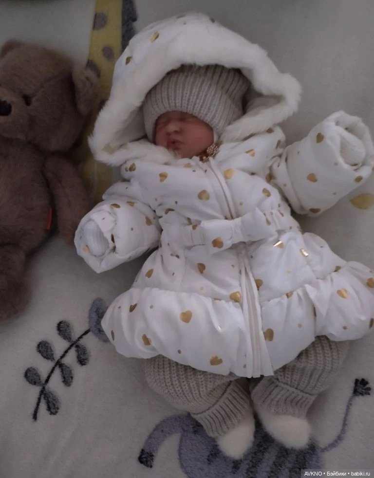 Зимняя прогулка🎄⛄🤍 — Куклы Реборн (Reborn): домашние фото