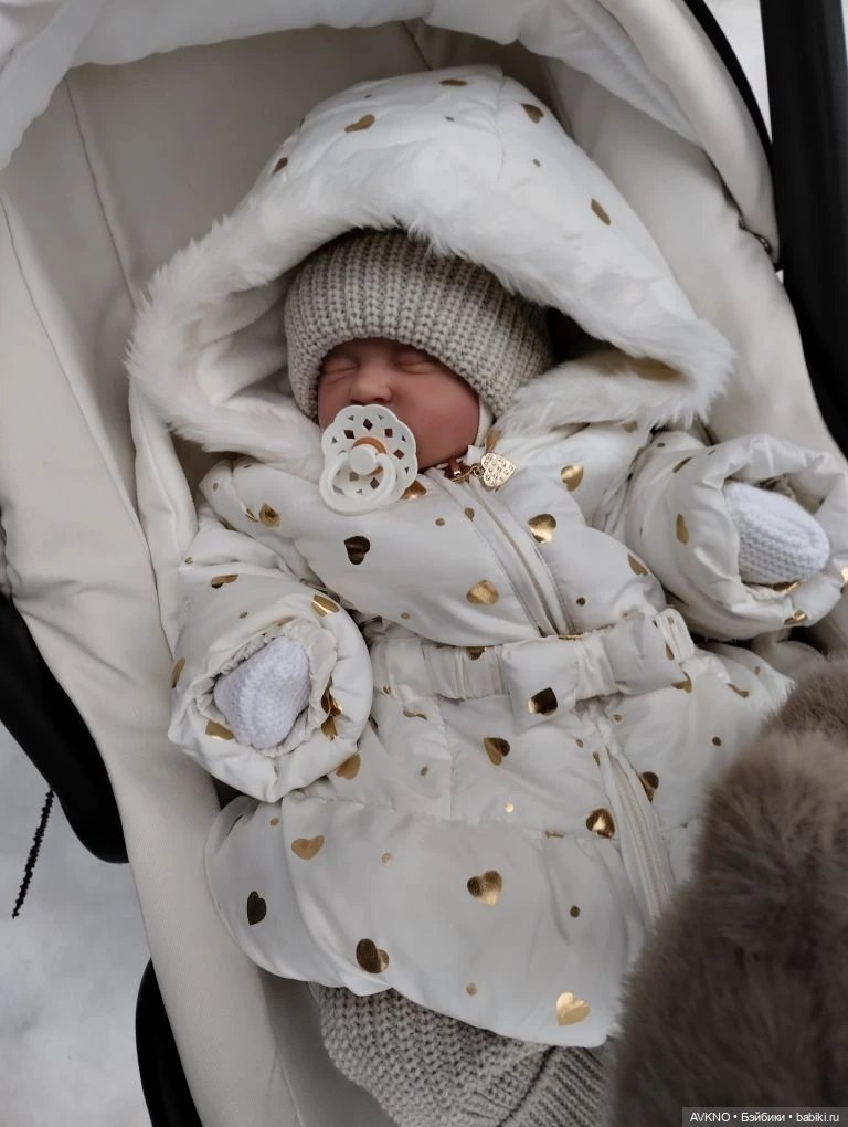 Зимняя прогулка🎄⛄🤍 — Куклы Реборн (Reborn): домашние фото