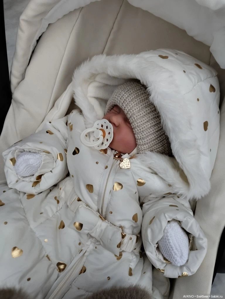 Зимняя прогулка🎄⛄🤍 — Куклы Реборн (Reborn): домашние фото