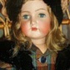 Антикварная  немецкая миленькая редкая девочка начала 1900г.26.Kammer & Reinhardt/Simon & Halbig #68