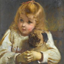 Анималист 19 века художник Charles Burton Barber. Один из лучших в свое время.