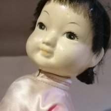 Опилки ,старый Китай .Небольшая кукла Не частая