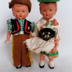 Пара заводных кукол Германия . Винтаж к 91