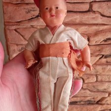 Petitcollin кукла из целлулоида Франция