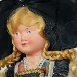 Petitcollin кукла из целлулоида Франция 27 см 50х годов