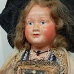 Petitcollin кукла из целлулоида Франция 27 см 50х годов