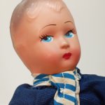 Кукла из Франции первая половина прошлого века Голова -папье Маше Тело набито соломой