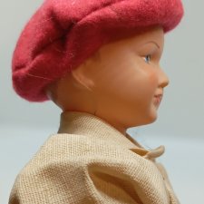 Petitcollin кукла из целлулоида Франция 27 см 50х годов