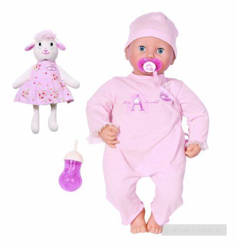 ZAPF Creation Baby Annabell Кукла девочка многофункциональная, 46 см ZAPF Creation Baby Annabell Кукла девочка многофункциональная, 46 см