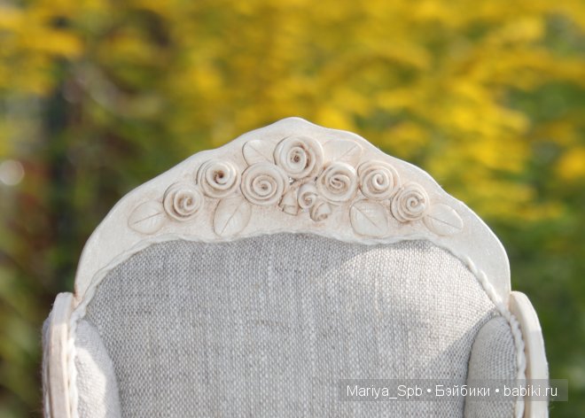 Кукольное кресло своими руками