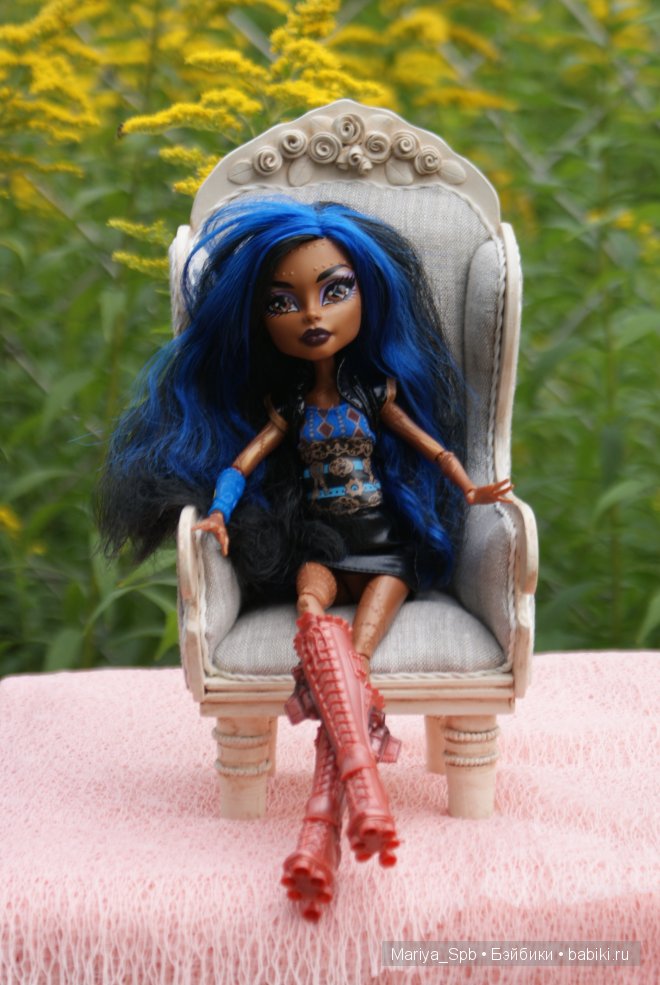 Кукольное кресло своими руками