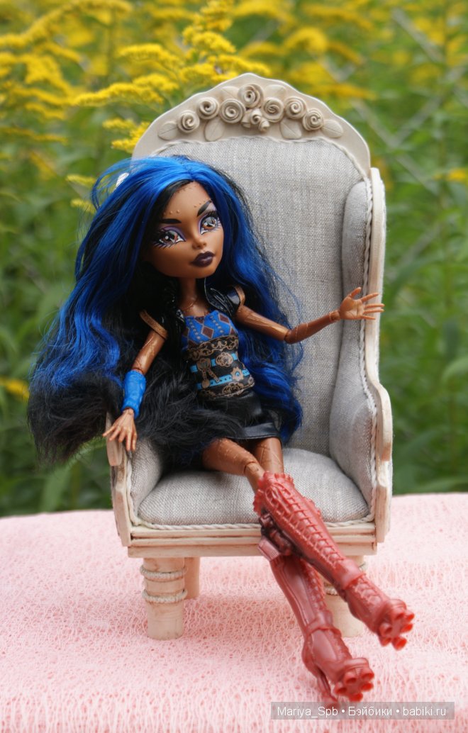 Кукольное кресло своими руками