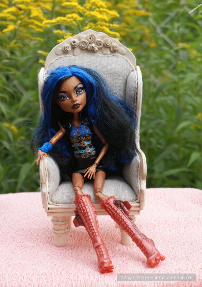 Кукольное кресло своими руками