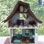 Строим дом эльфу. Дом для куклы своими руками - мастер-класс. Часть 2