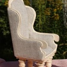 Кресло в стиле шебби шик