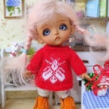 Вязаные наряды для малышки лати / lati white