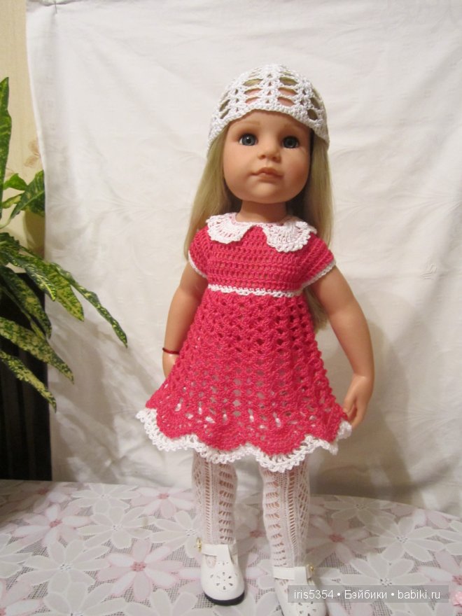 На розовую тему. Одежда для кукол Готц