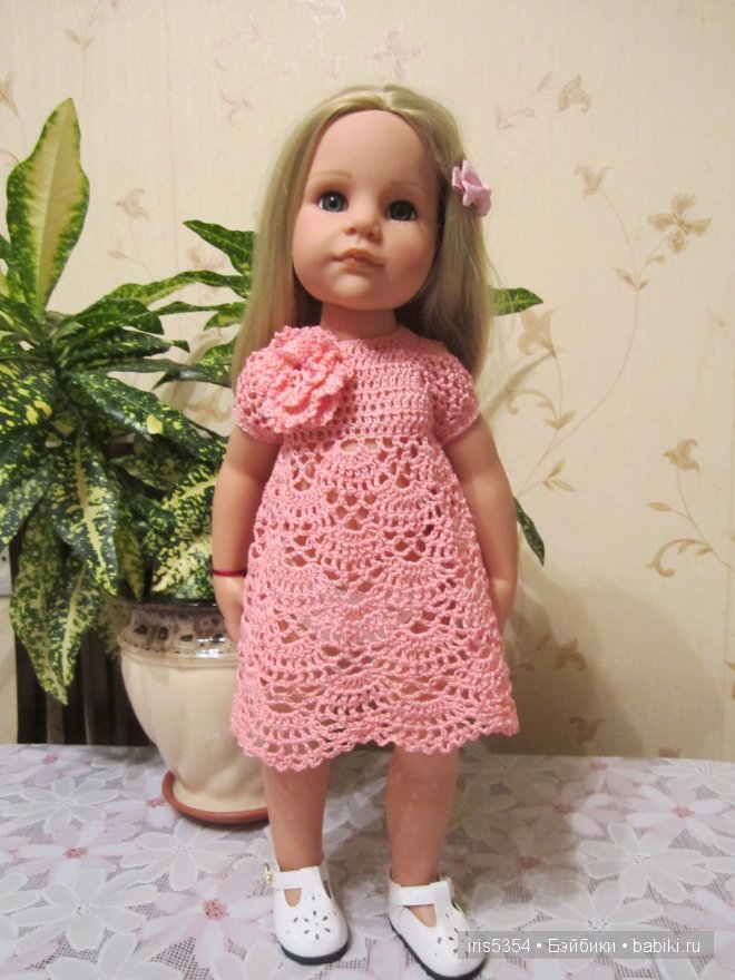 На розовую тему. Одежда для кукол Готц