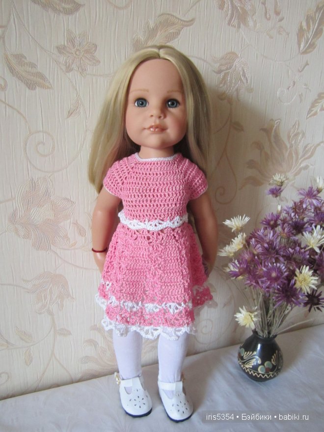 Платье к празднику. Одежда для кукол Готц (фото 3)