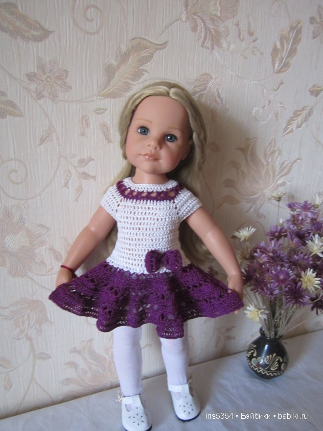 Платье к празднику. Одежда для кукол Готц