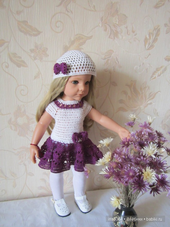 Платье к празднику. Одежда для кукол Готц (фото 6)