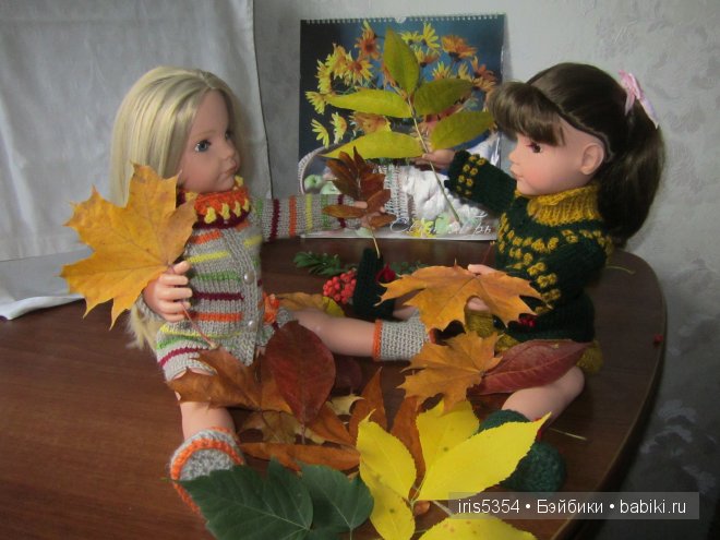 Осенние краски. Одежда для кукол Готц | Бэйбики Осенние краски. Одежда для кукол Готц